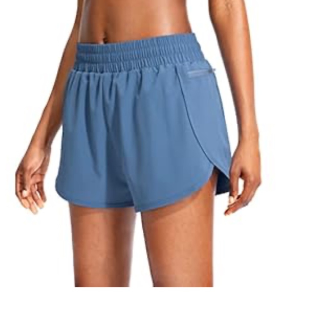 Soothfeel Women's Blue Athletic Shorts M